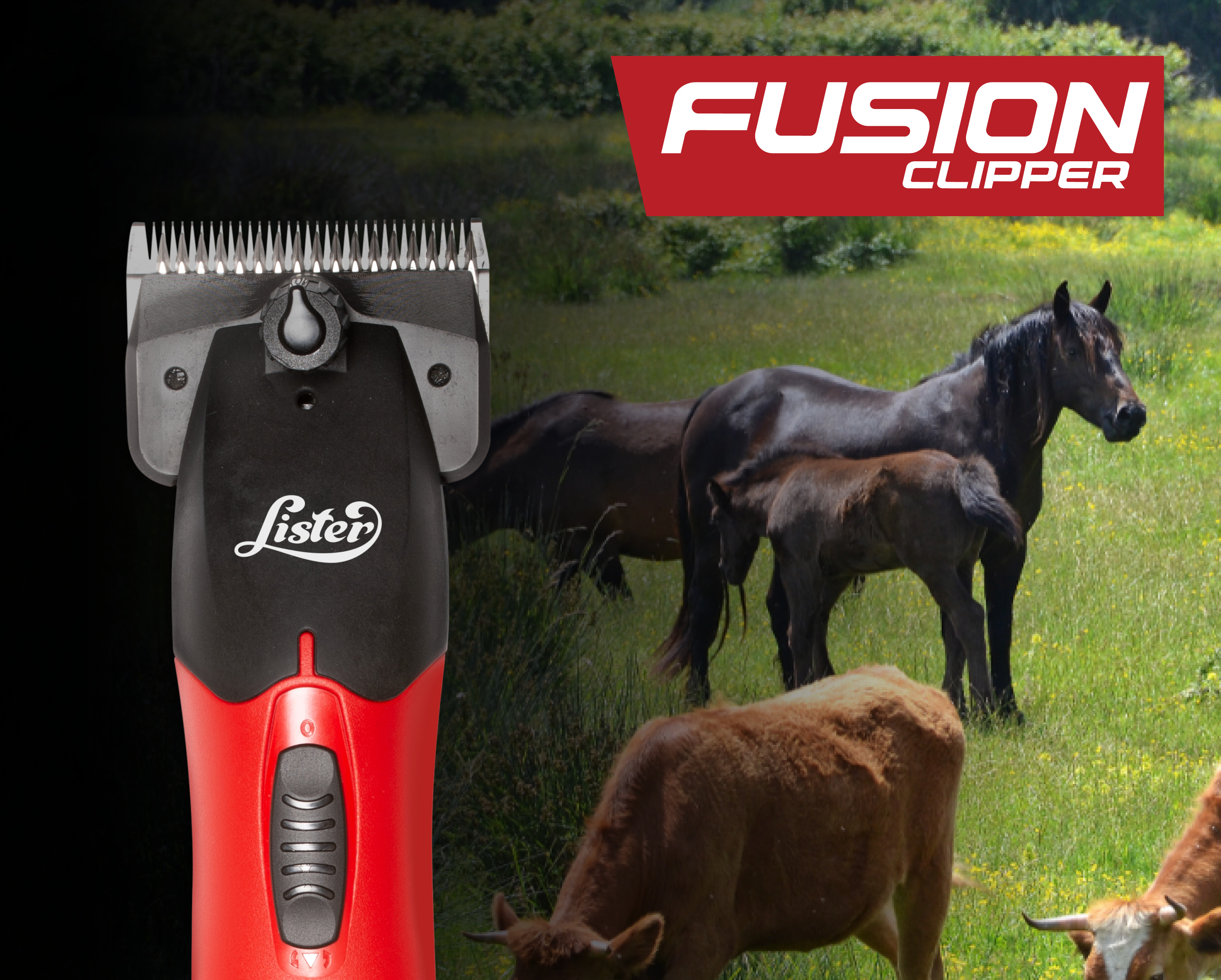 2-Speed Horse and Cattle Clipper, Fusion