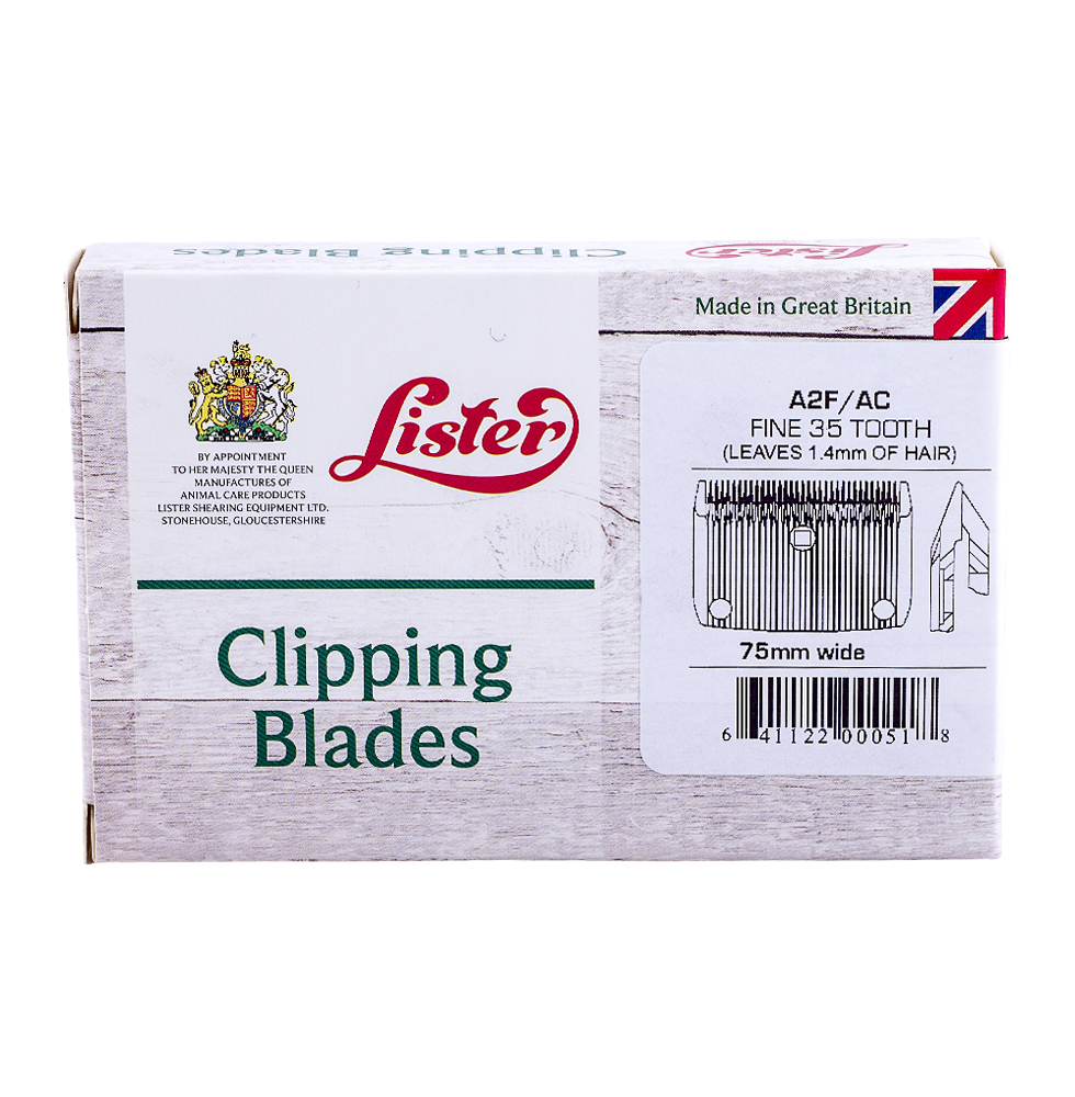 Lister A2f/AC Clipper Blades For Horses or other animals. 
