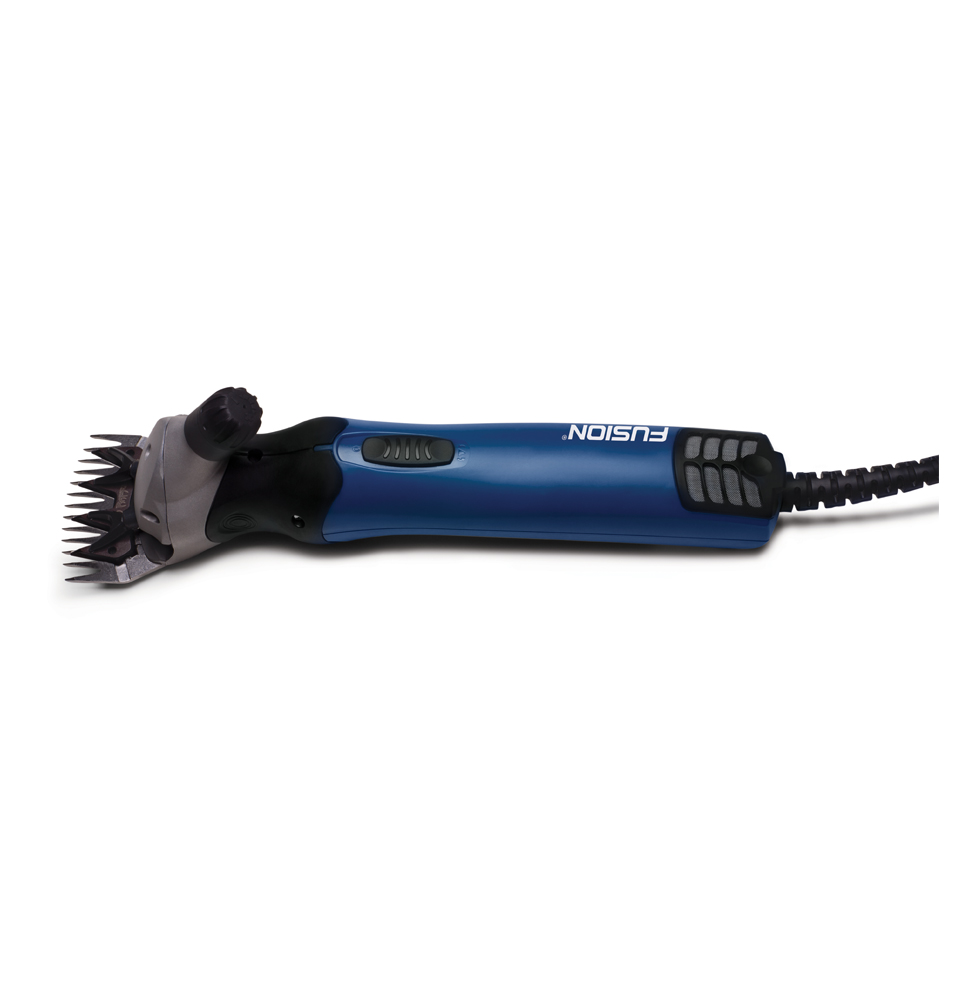 Blue Lister Fusion shearing handpiece for sheep, Lister Shearing